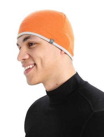 Dámské Klobouky Icebreaker Unisex Merino Pocket Beanie Oranžové Béžový | CZ 1460SGLO